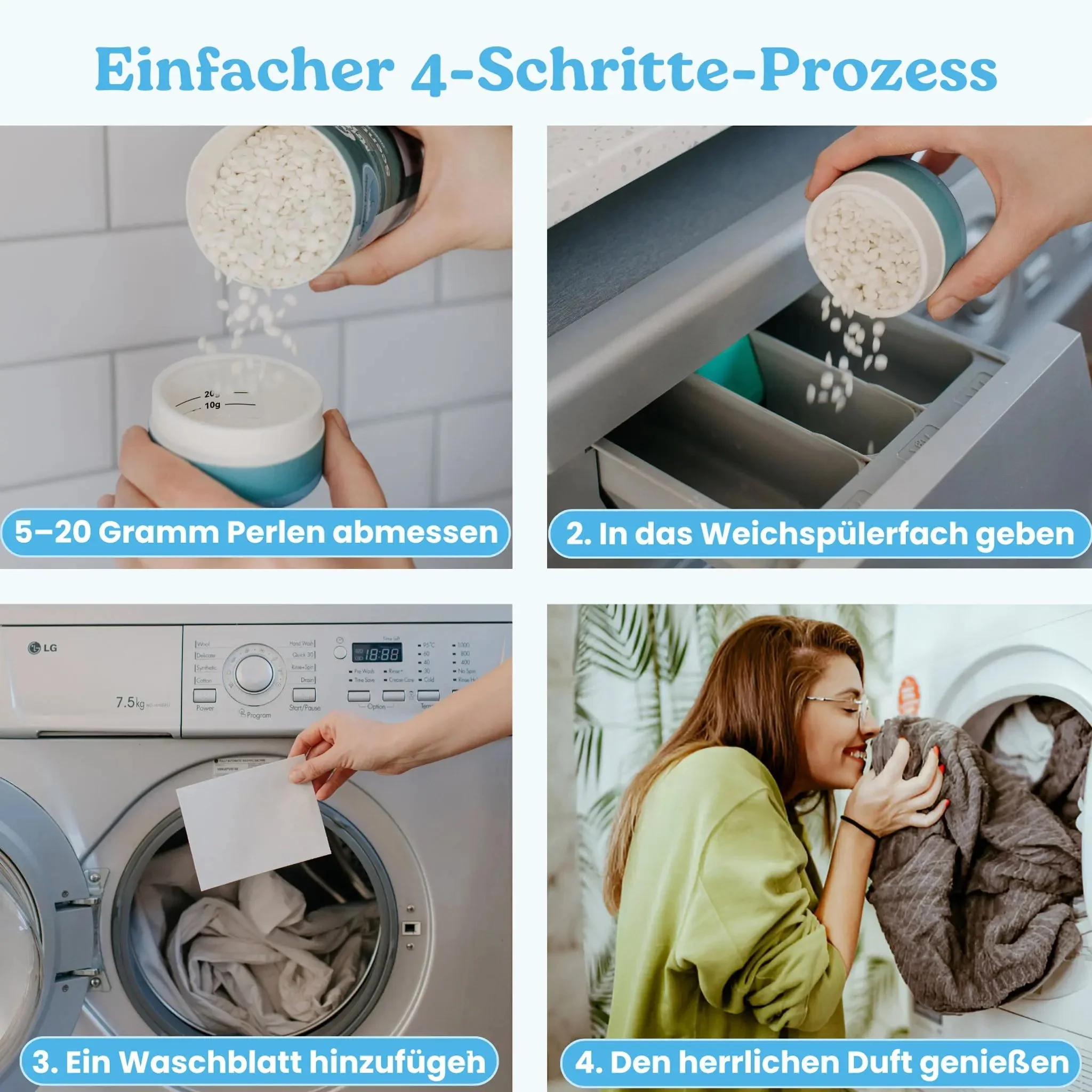 Umweltfreundliche Waschmittel-Blätter + Duftperlen Vorteilspaket - Image 6